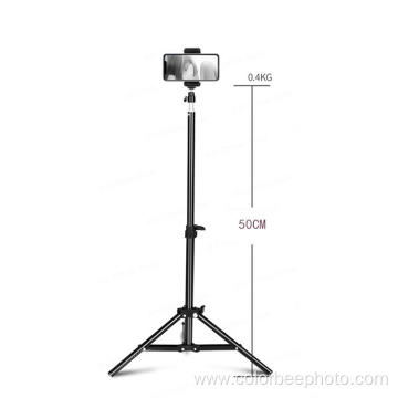 50CM Photography Tripod Lamp Holder Selfie Stand